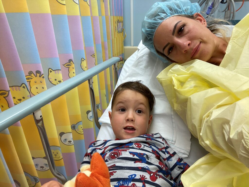 Xavier and mum
