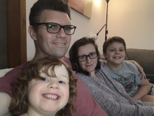 Nick and family