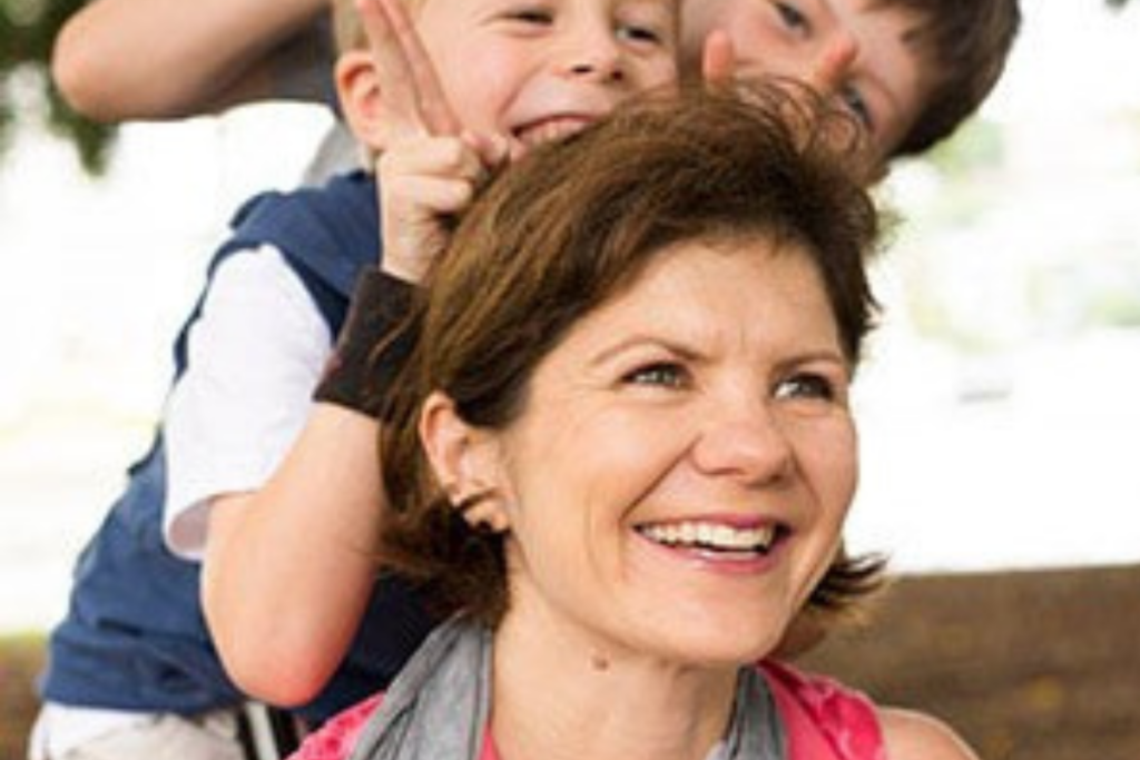 Anita and her children