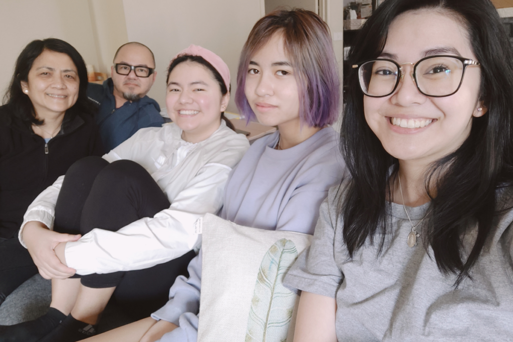 Kristeen with her family