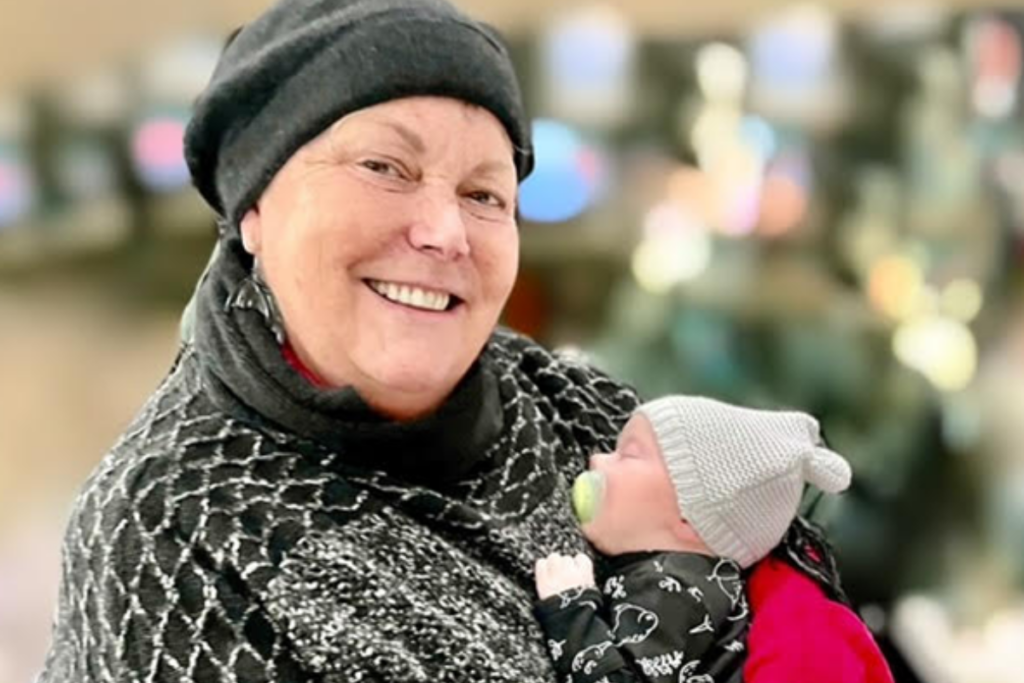 Maureen and a grandchild