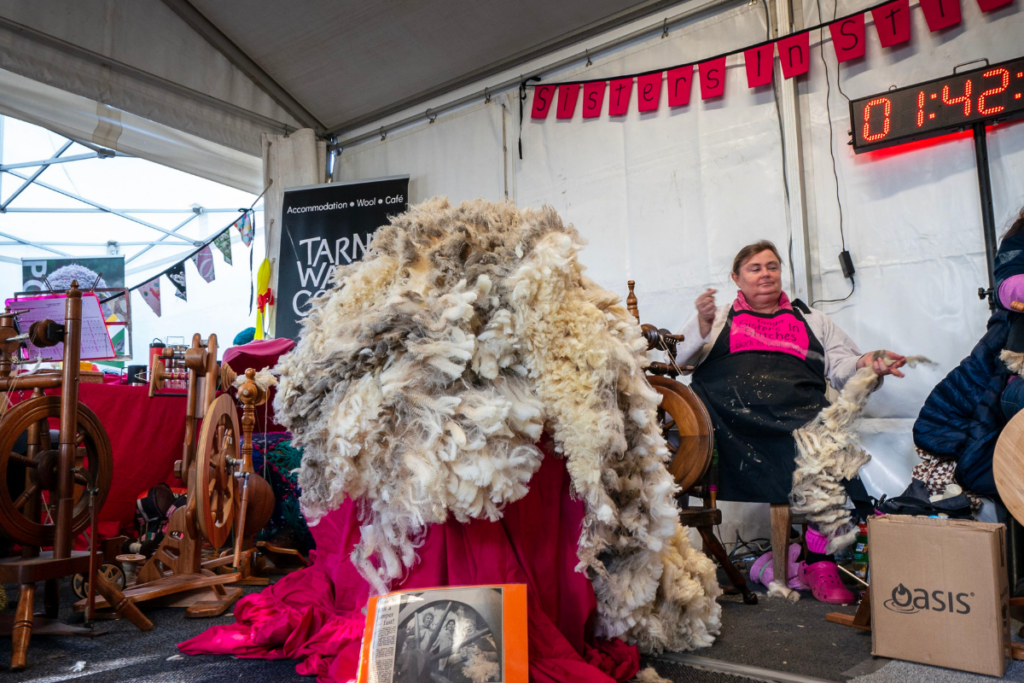 One of the teams participating in the 2024 Back to Back Wool Challenge
