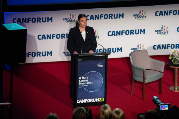 Emily Lahey talks at the 2024 RCA CanForum.