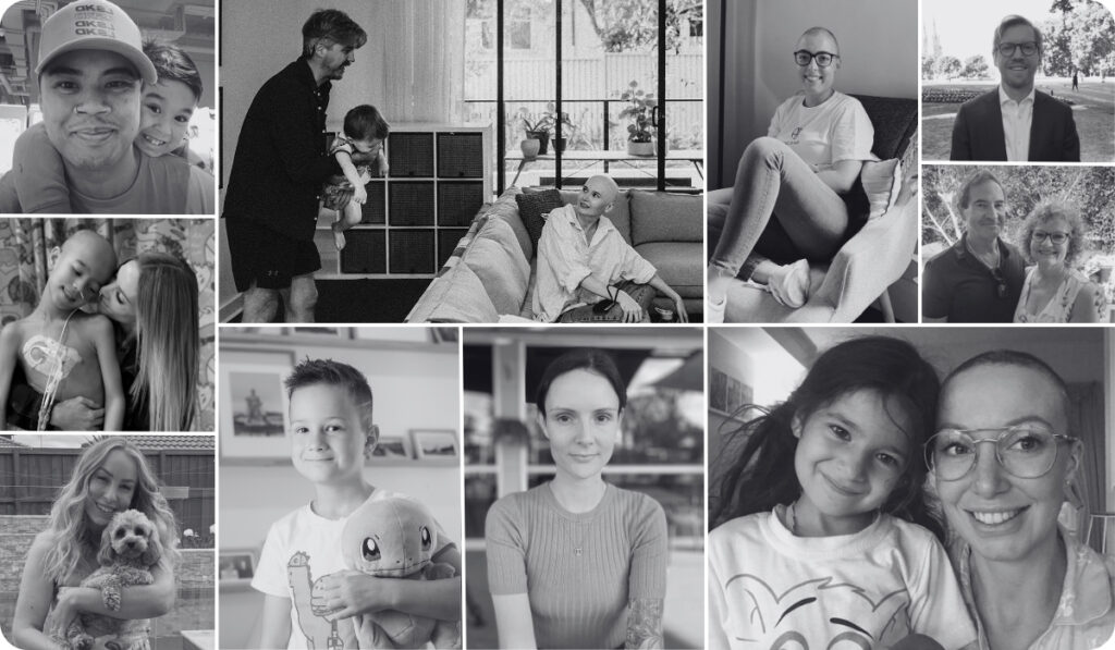 Collage of patients
