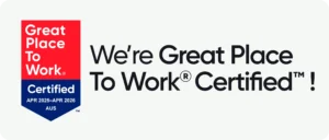 RCA is a certified Great Place To Work